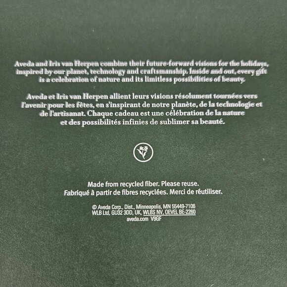 Aveda X Iris Van Herpen Hand Foot Relief 4pc Gift Set Moisturizing Creme - Picture 15 of 15